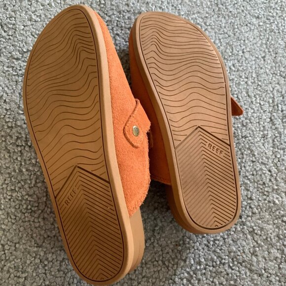 REEF TAN/RUST MULES, CORK INSOLE, 7 - Picture 13 of 13